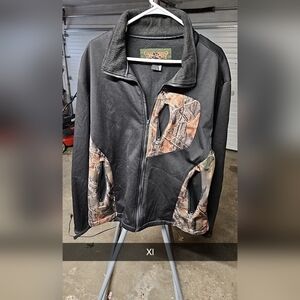 Men's Black and Camouflage Performance Jacket